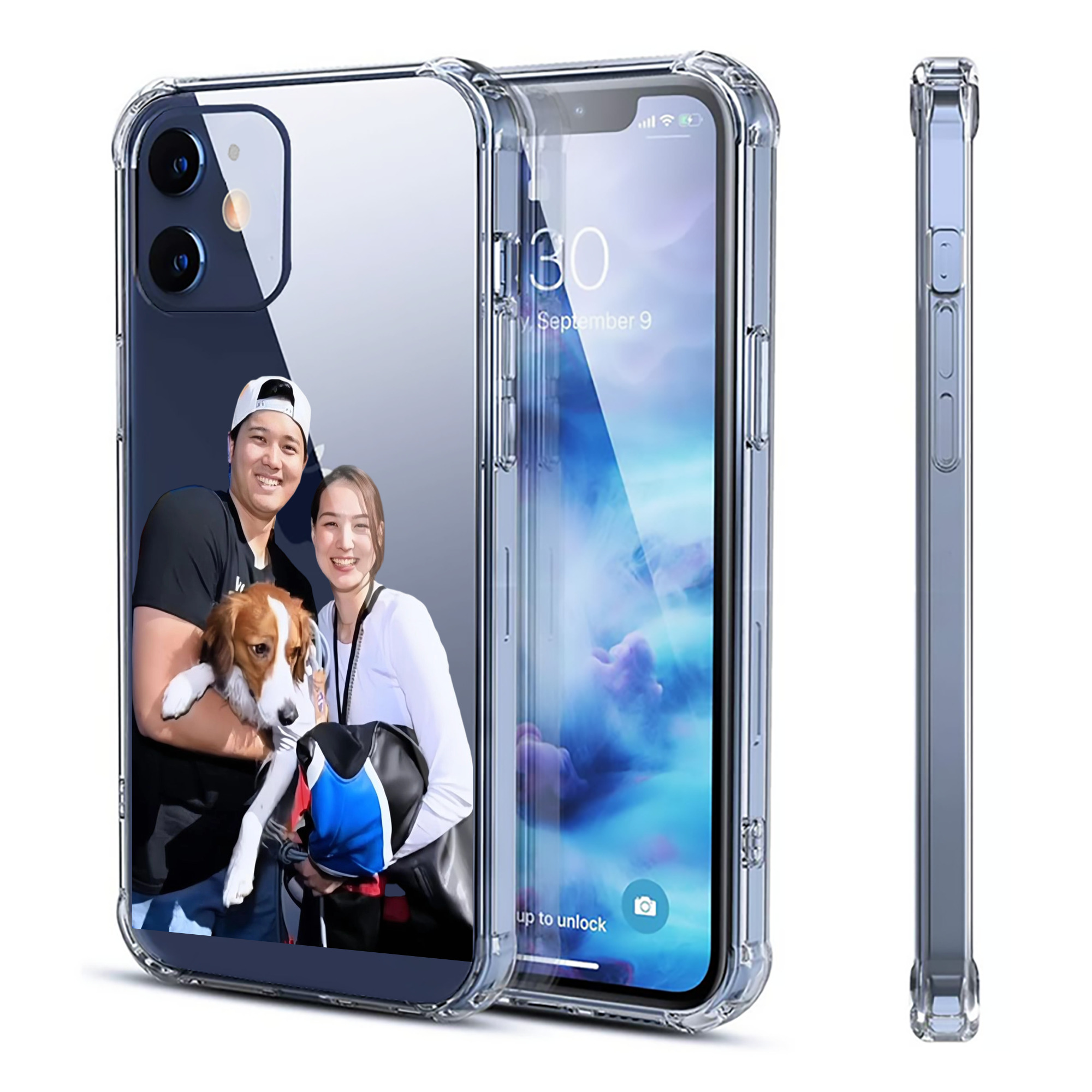  Clear IPhone 12 Case – Soft TPU With UV Print – Enhanced Drop Protection, Precise Fit, Anti-Fingerprint, Customizable Design, Scratch-Resistant, Yellow-Resistant